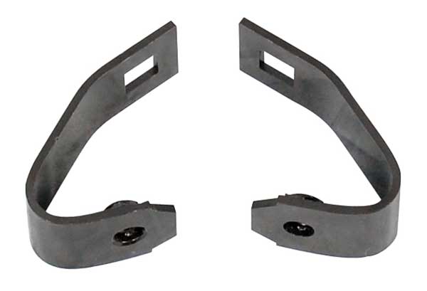 Front or Rear Bumper Stabilizer Brackets - Pair - 67-69 Barracuda