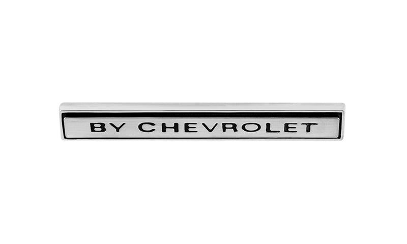 Rear Body Emblem - "BY CHEVROLET" - 71 Monte Carlo