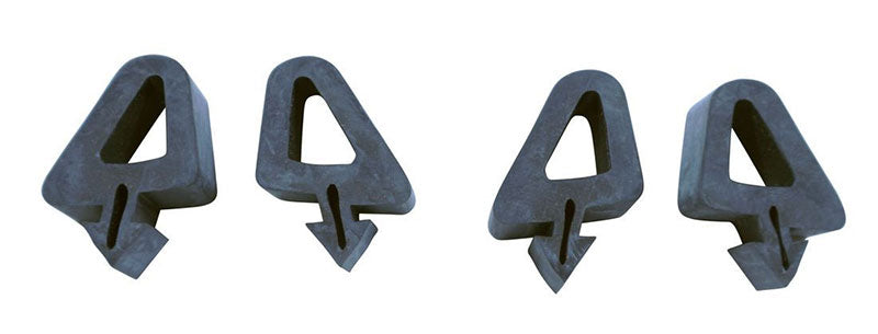 Hood Side Bumpers (4pcs) - 64 Chevelle El Camino; 63-64 Biscayne Bel Air Impala