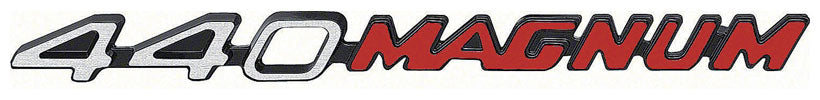Hood Emblem - "440 Magnum" - 70-71 Challenger
