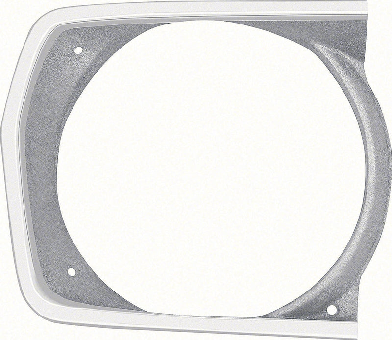 Headlamp Bezel - Argent Silver - RH - 71-72 Plymouth A-Body