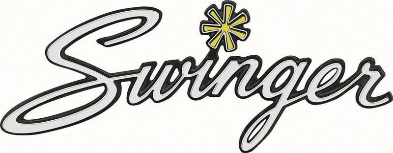 Trunk Emblem - "Swinger" - 70 Dart