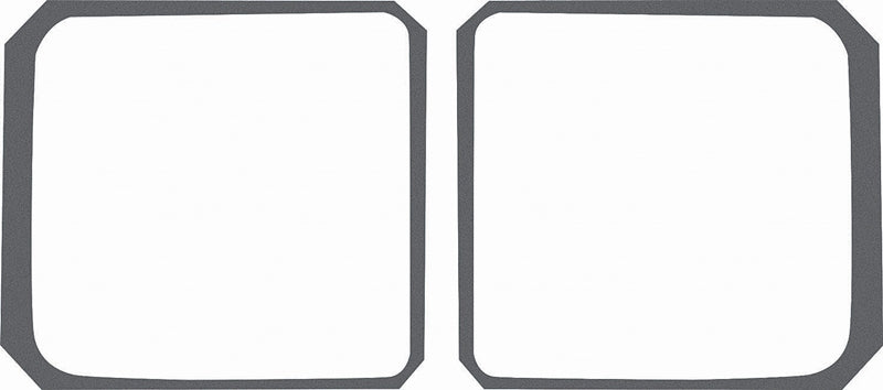 Parking Lamp Lens Gaskets - LH/RH Pair - 71-72 Duster 340 with Sharktooth Grille