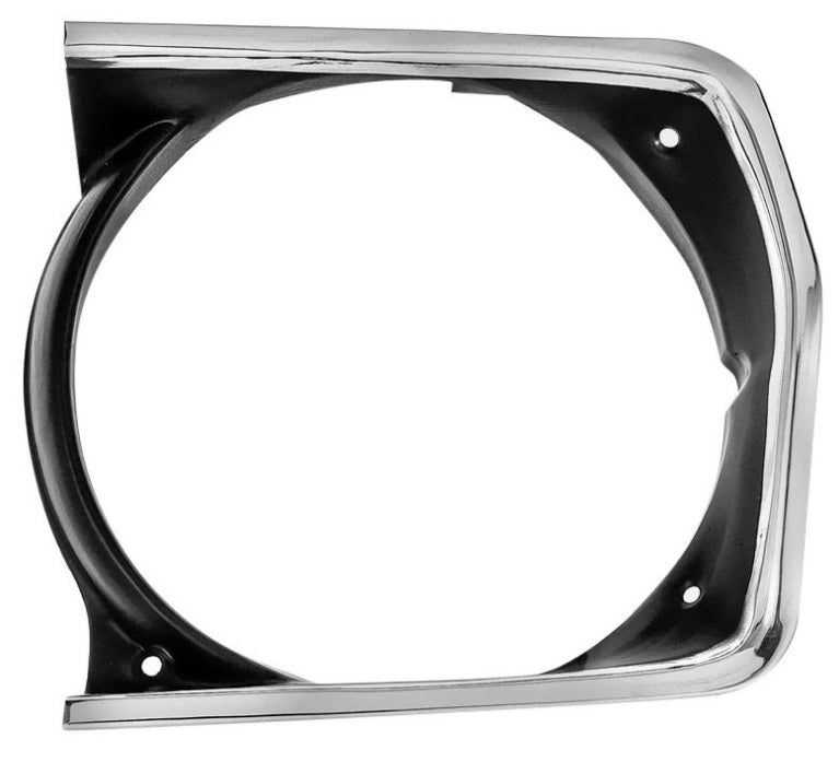 Headlamp Bezel - Black - LH - 70-72 Plymouth A-Body