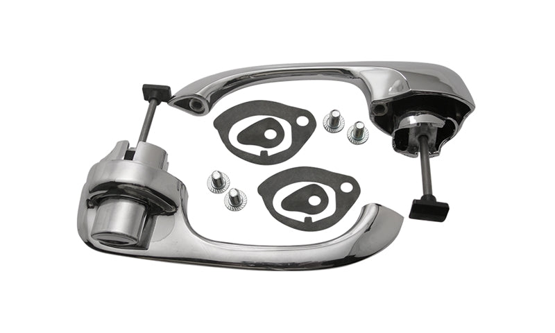 Door Handle Assemblies - Outside - Rear - LH/RH Set - 64-65 Chevelle (4-Door)