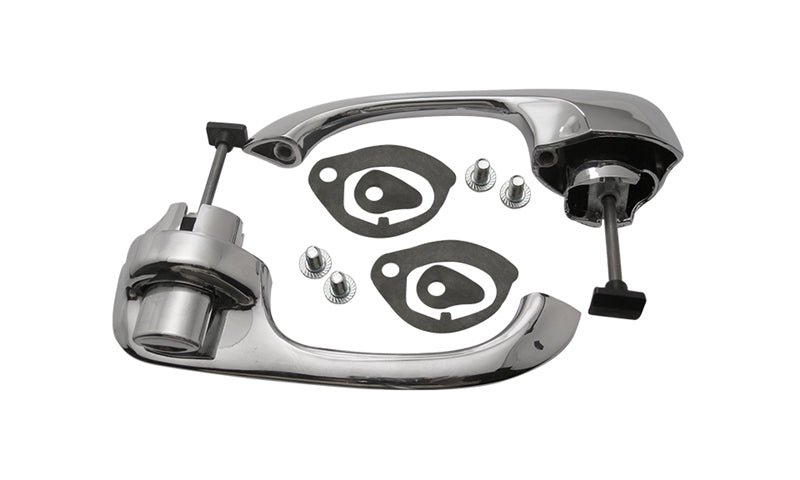 Door Handle Assemblies - Outside - Rear - LH/RH Set - 66-67 Chevelle (4-Door)