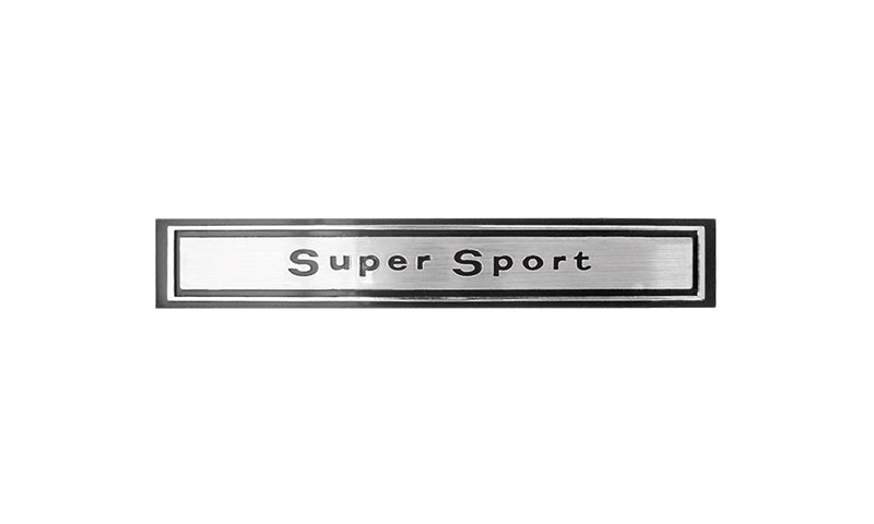 Dash Emblem - "Super Sport" - 67 Chevelle