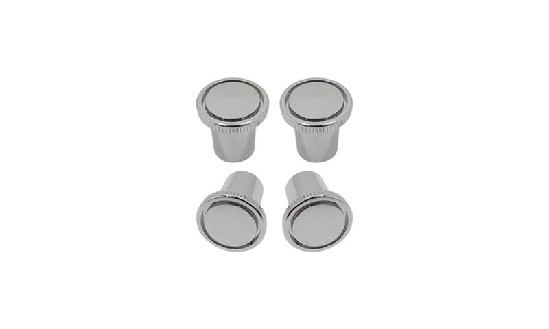 Vent Pull Knobs - Chrome - 4 Piece Set - 68-72 Chevelle El Camino Camaro