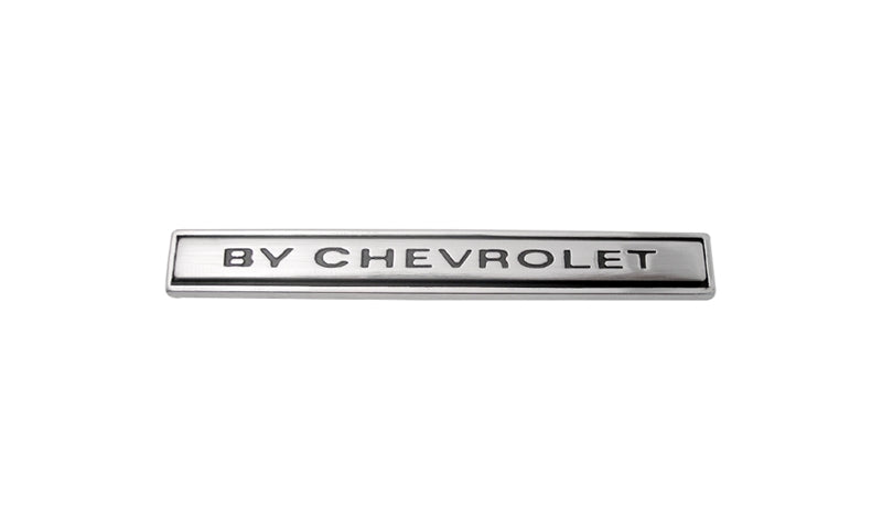 Header Panel Emblem - "By Chevrolet" - 69 Chevelle