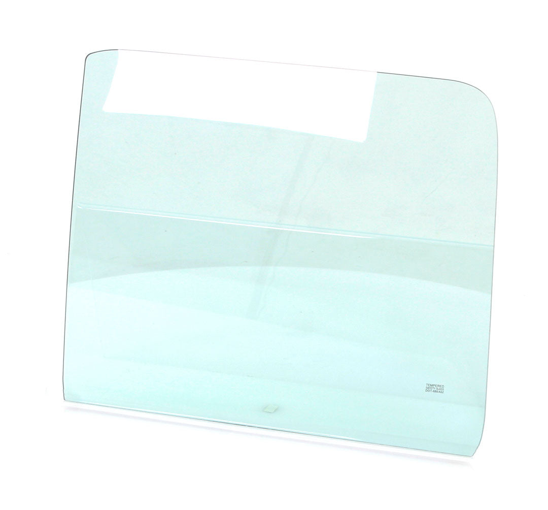 Door Glass - Green Tint - LH - 73-79 F100 F150 F250 F350 Bronco; F250 Crew Cab Rear Door