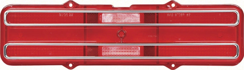 Tail Lamp Lens Assembly - LH or RH - 67-68 Firebird