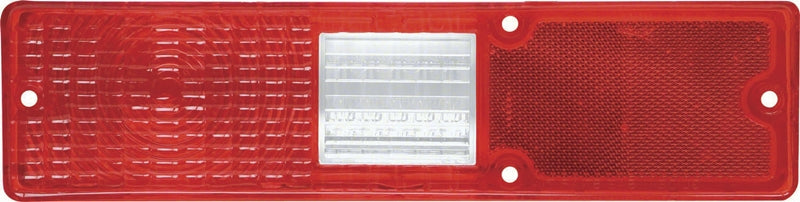 Tail Lamp Lens - LH (late 71 with large Backup Lens) - 71-72 Nova