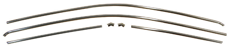 Drip Rail Molding Set (6pcs) - 67-69 Barracuda Coupe & Notchback