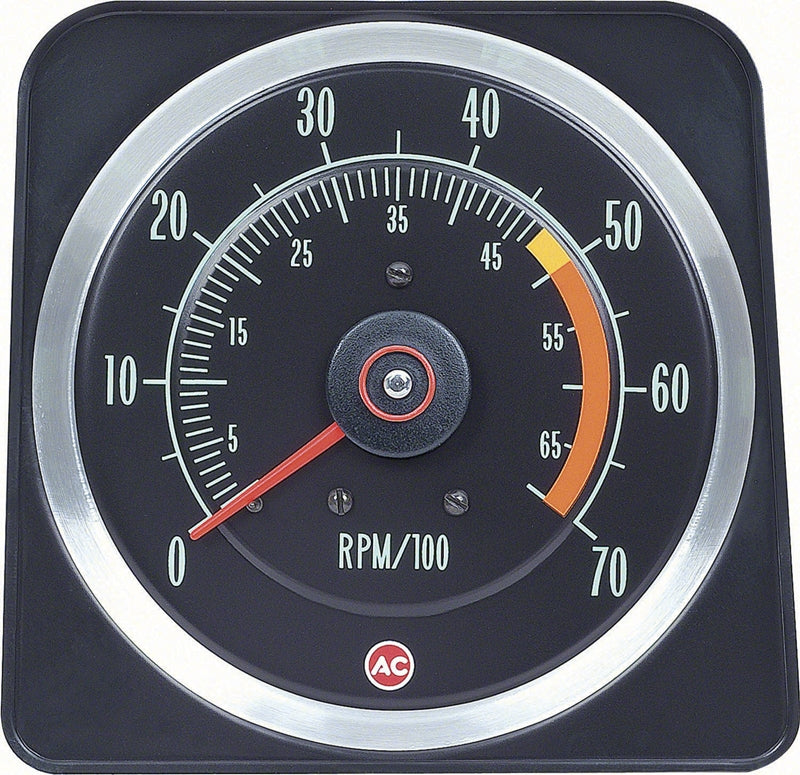 Tachometer - 5000 Red Line (SS 350 5" X 7") - 69 Camaro