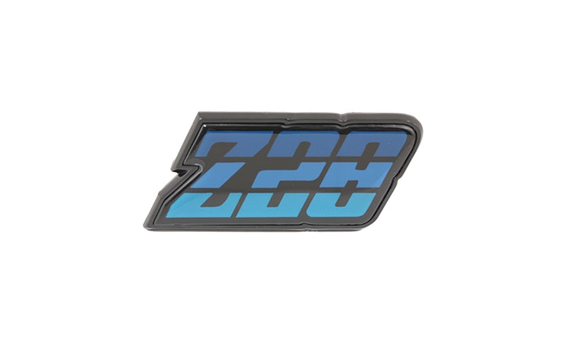 Gas Door Emblem - "Z28" (Blue) - 80-81 Camaro