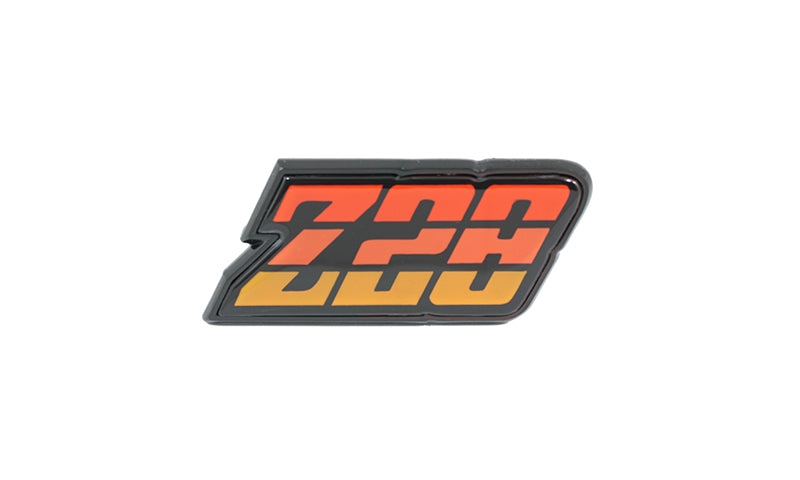 Gas Door Emblem - "Z28" (Orange) - 80-81 Camaro