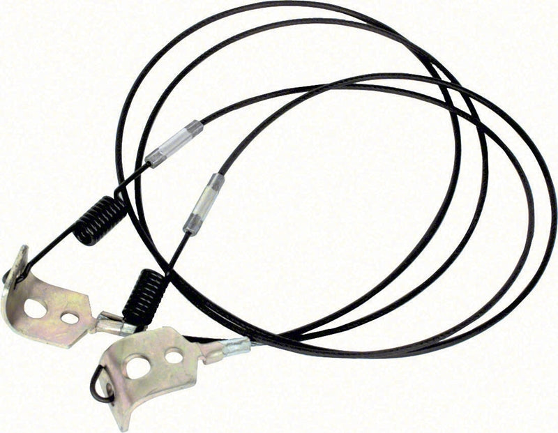 Convertible Top Hold Down Cables - LH/RH Pair - 67-69 Camaro Firebird