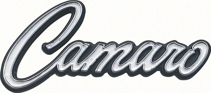 Door Panel Emblems - "Camaro" for Deluxe Interior - LH/RH Pair - 68-69 Camaro