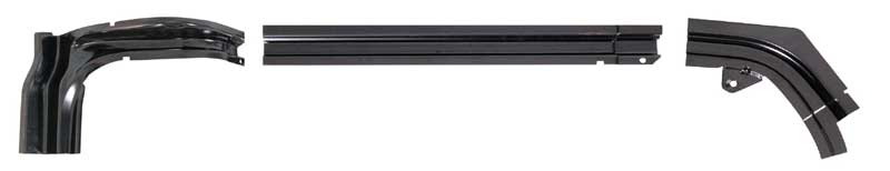 Trunk Gutter - LH - 67-69 Dodge Dart (3pcs)