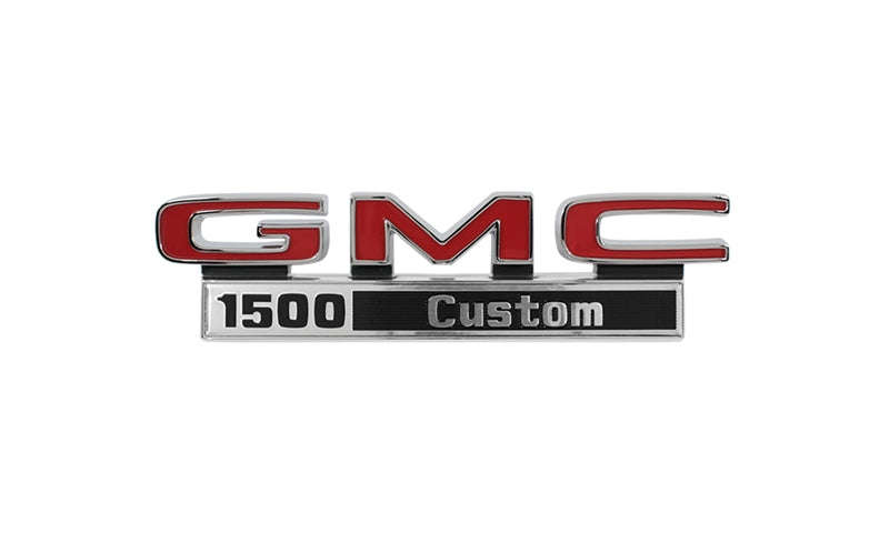 Front Fender Emblems - GMC 1500 Custom - Pair - 71-72 GMC CK Pickup Truck
