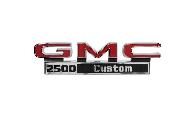 Front Fender Emblems - GMC 2500 Custom - Pair - 71-72 GMC CK Pickup Truck
