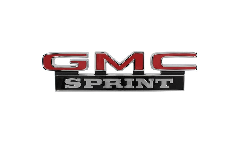 Front Fender Emblem - GMC SPRINT - LH or RH - 71-72 GMC Sprint