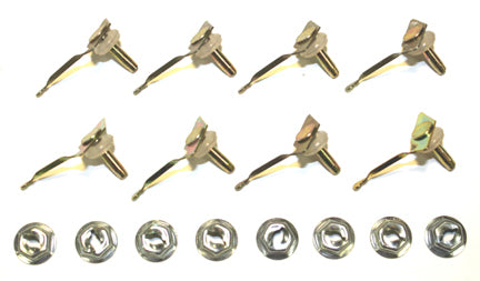 Hood Lip Molding Clip Set - 70 Challenger