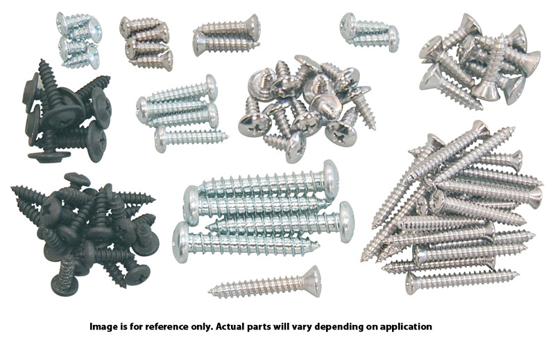 Interior Trim Screw Set - 68 Barracuda Coupe w/o Fold Down Seat