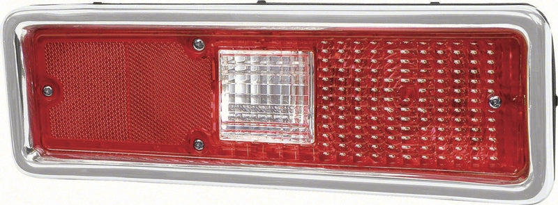 Tail Lamp Assembly - RH (late 71 with Large Backup Lens) - 71-72 Nova