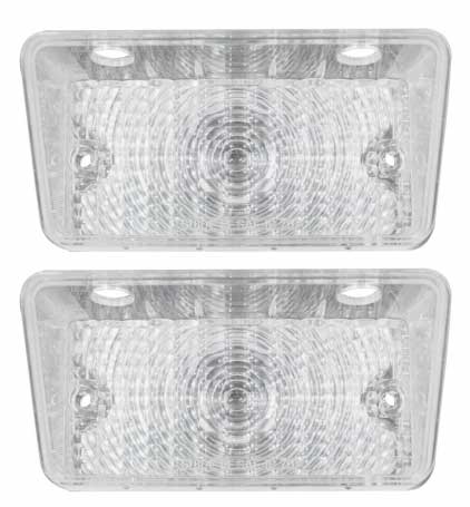Parking Lamp Lenses - Clear - LH/RH Pair - 70 Chevelle SS