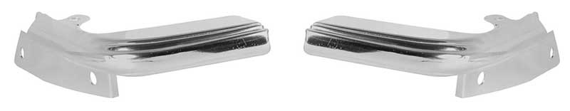 Grille Molding Extension - Lower Outer - LH/RH Pair - 68 Chevelle El Camino