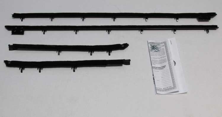 Window Felts - Outer (4pcs) - 67 Camaro Firebird Coupe