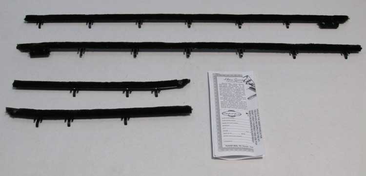 Window Felts - Outer (4pcs) - 67 Camaro Firebird Convertible