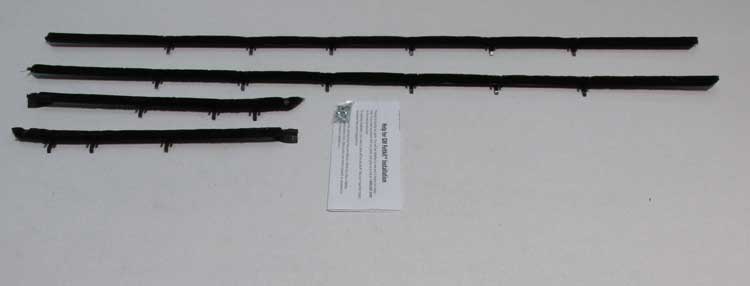 Window Felts - Outer (4pcs) - 68-69 Camaro Coupe