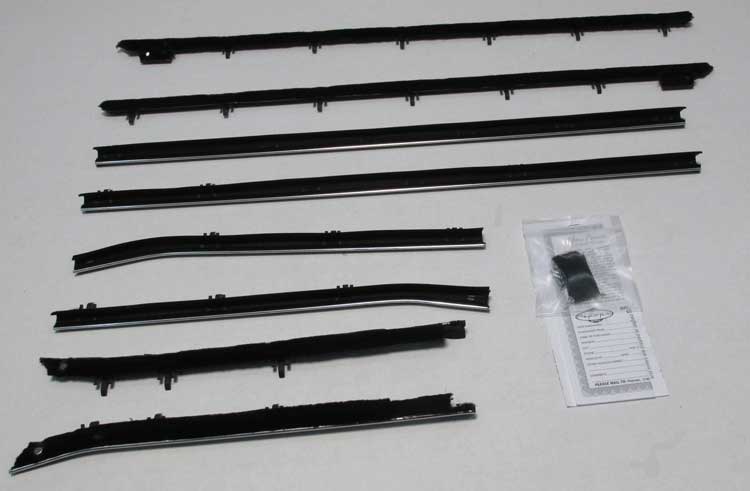 Window Felts - Inner & Outer (8pcs) - 67 Camaro Firebird Coupe