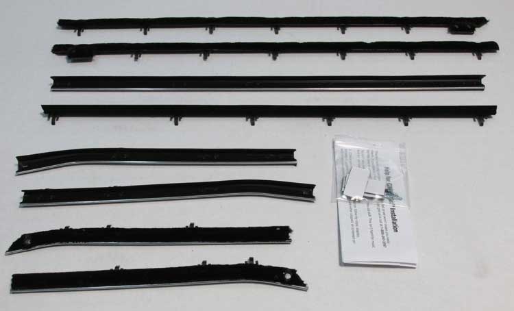Window Felts - Inner & Outer (8pcs) - 67 Camaro Firebird Convertible