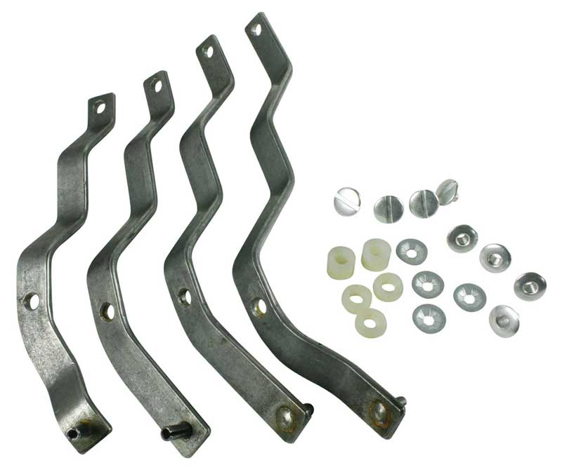 Heater & A/C Control Steel Levers (4pc Set) - 67 Chevelle El Camino