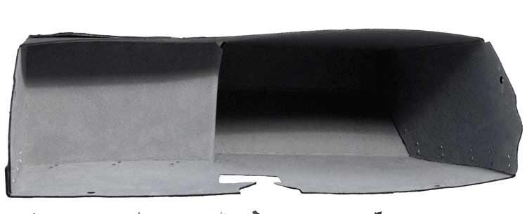 Glove Box Liner - 64-65 Chevelle El Camino (with Dealer Installed A/C)