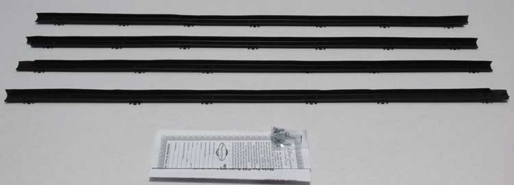 Window Felts - Inner & Outer (4pcs) - 64 El Camino; Chevelle 2DR Wagon
