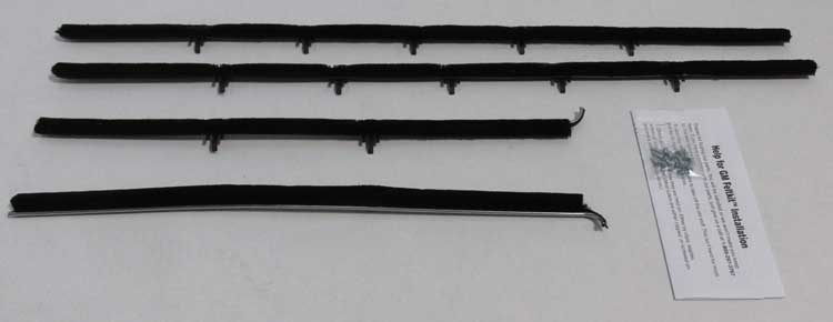 Window Felts - Outer (4pcs) - 66-67 Chevelle Coupe