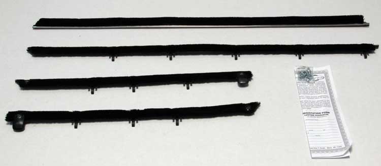 Window Felts - Outer (4pcs) - 68 Chevelle Convertible