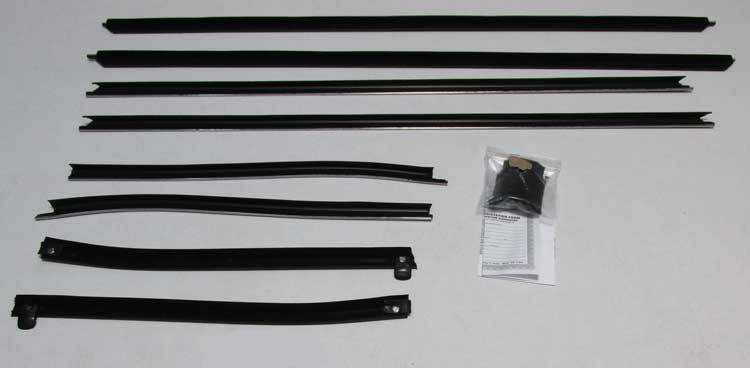 Window Felts - Inner & Outer (8pcs) - 69 Chevelle Convertible