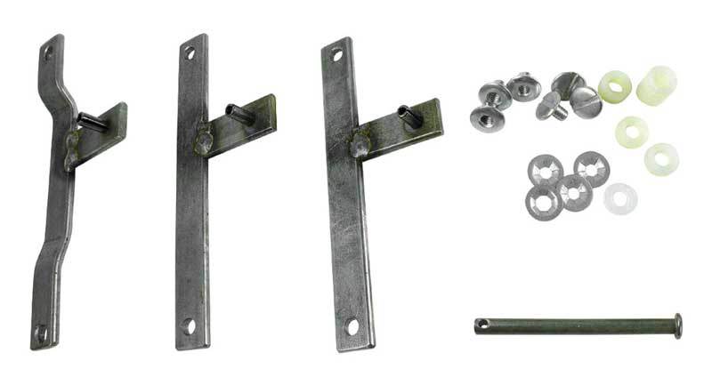 Heater Control Steel Levers (3pc Set) - 70-72 Chevelle El Camino Monte Carlo