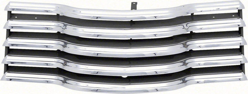 Grille - Chrome with Black Brackets - 47-53 Chevy Truck