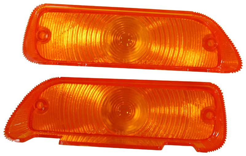 Park Lamp Lenses - LH/RH Pair - 68-69 Plymouth B-Body