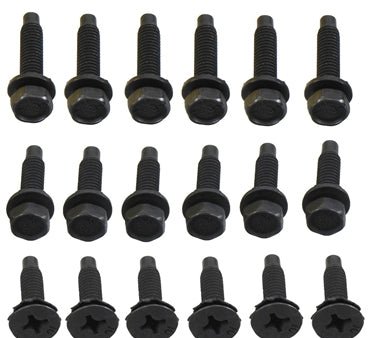 Door Hinge Bolt Kit - 67 Camaro Firebird; 66-67 Chevelle El Camino GTO