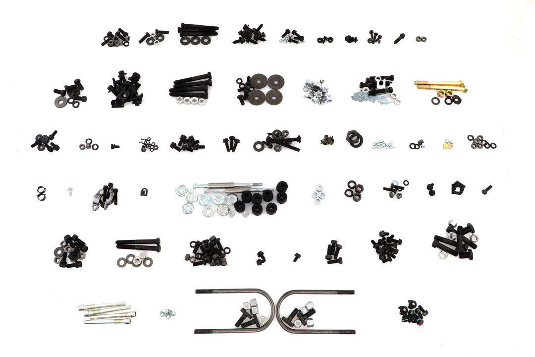 69 Camaro 307/327/350 with Disc Brakes & Multi-Leaf Springs Master Chassis Hardware, 354pc Set