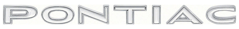 Rear Body Letters - "PONTIAC" - 70-73 Firebird