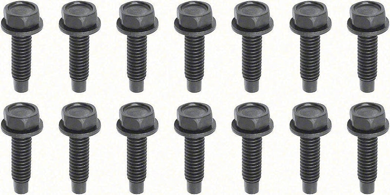 Upper Door Hinge Bolt Set (14pcs) - 68-81 Camaro Firebird; 68-74 Chevy II Nova; 68-72 Chevelle El Camino