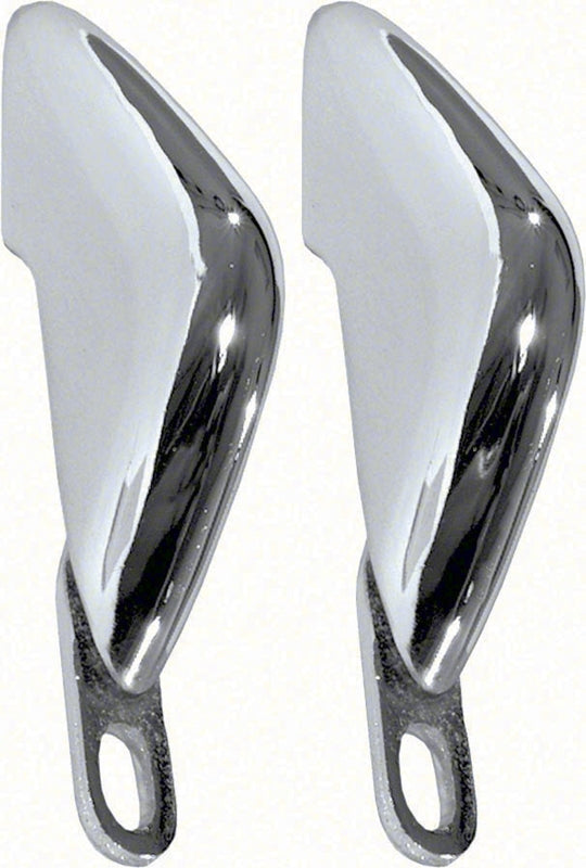 Rear Bumper Guards - Chrome - Pair - 70-73 Camaro